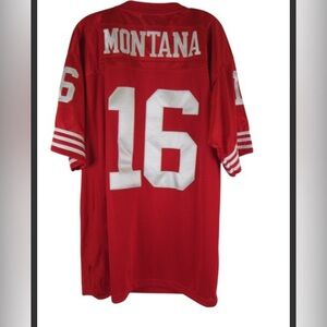 Joe Montana #16 1989 San Francisco 49ers Throwback Jersey – Size 52